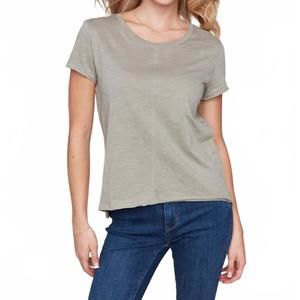 NEW CHARLIE B organic cotton slub t shirt in celadon